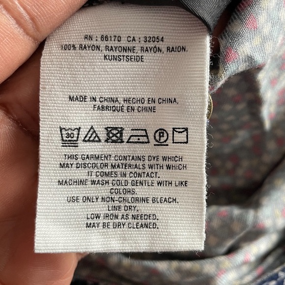 Anthropologie Ett Twa Christene silkin jumpsuit size 4petite mixed print - Picture 9 of 14